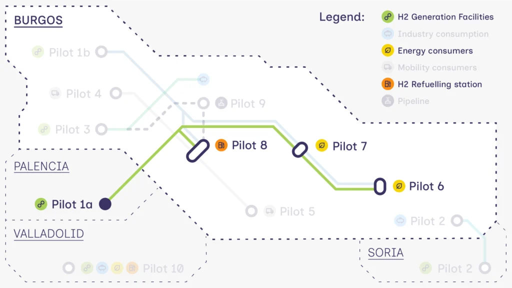 Pilot 1a map